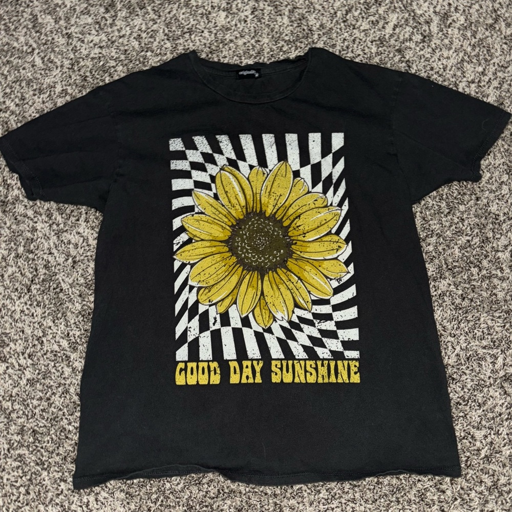 Originality Sunflower Graphic T-Shirt